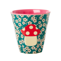 Christmas Mushroom Print Melamine Cup Rice DK